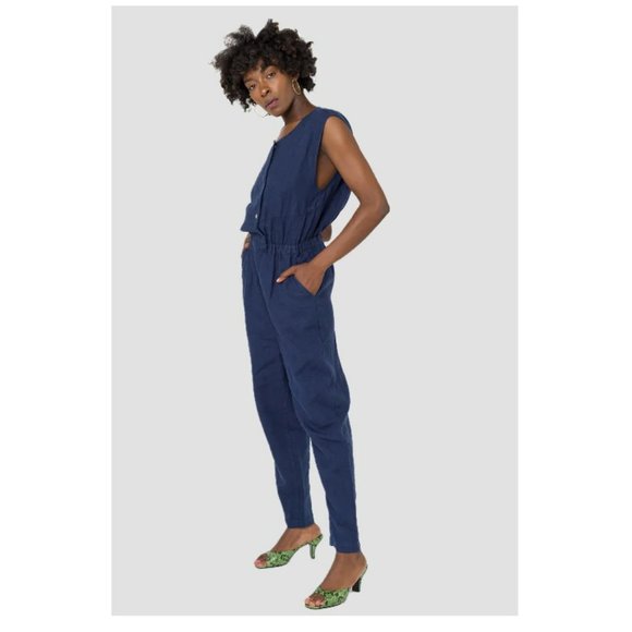 Rachel Comey Pants - Rachel Comey Navy Jumpsuit